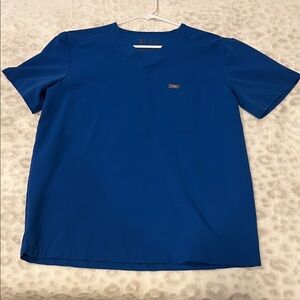 Figs Men's Short Sleeve Blue Tee